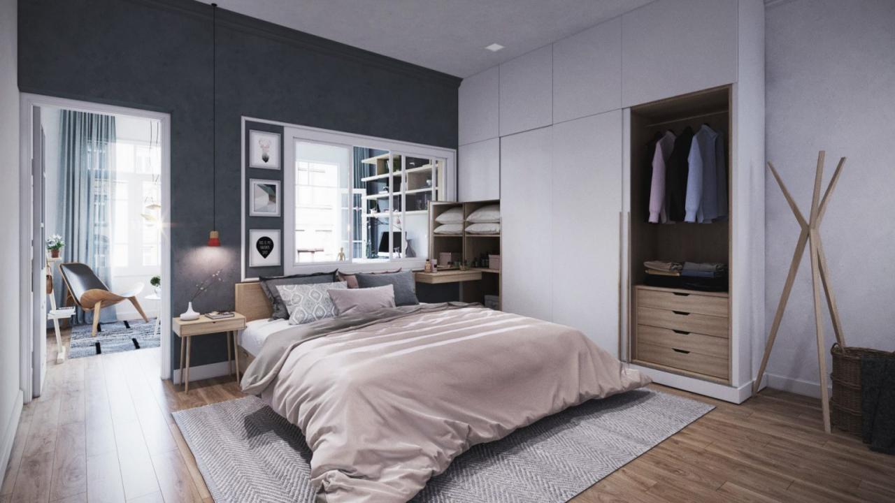 Phòng ngủ phong cách Scandinavian